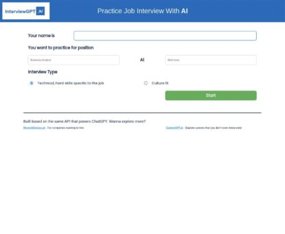 InterviewGPT